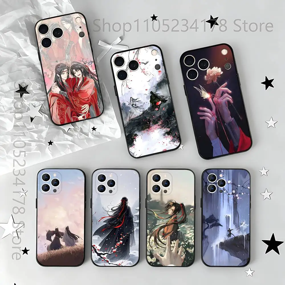 

Mo D-Dao Zu Shi Phone Case For iPhone 17,16,15,14,13,12,11,Pro,Max,Plus,E,Air,Mini Protective Black Cover