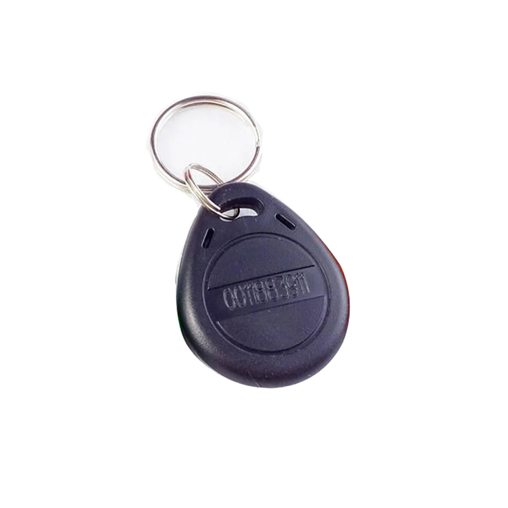 100pcs/lot TK4100 125khz RFID Keychain Card Tag Key ID Keyfob Door Entry Access Control Management KeyChain Token