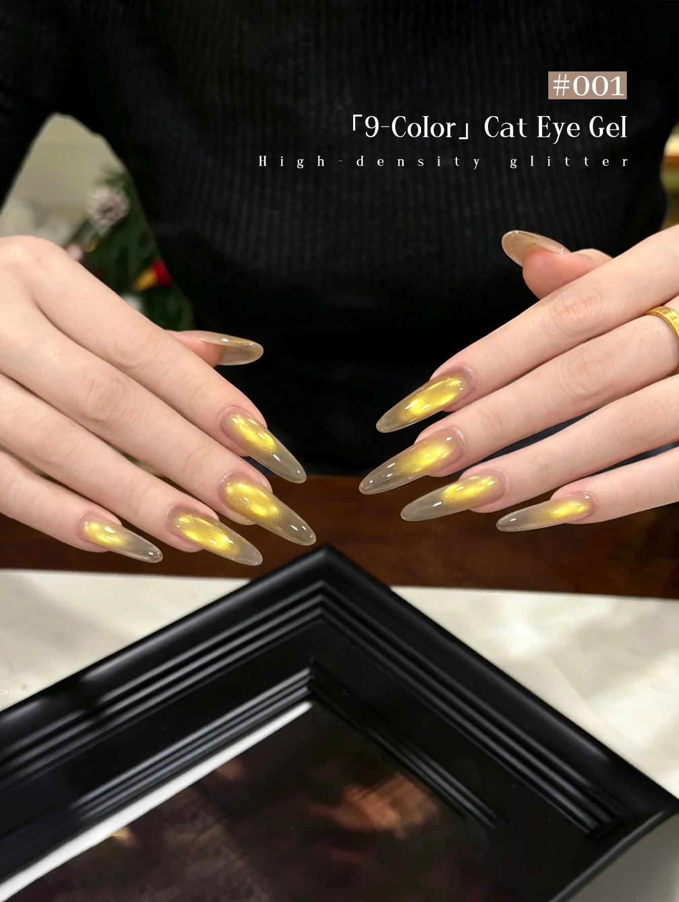 9-Farben Katzenauge-Muster Gel-Nagellack Hochpigmentiert Beliebter Halbfester Nagellack für Spezialanwendungen im Nagelstudio – Detail 9