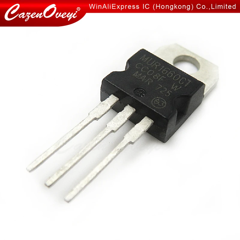 10 pçs/lote MUR1660CT MUR1660 MUR1560G MUR1560 TO-220 Em Estoque