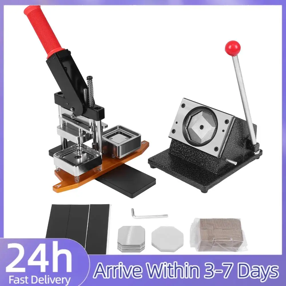 

Машина для изготовления квадратных фото магнитов на холодильник 50*50 мм (DIY) с 100 комплектами материалов, металлический пресс для создания магнитов, для рукоделия, домашнего использования и бизнеса