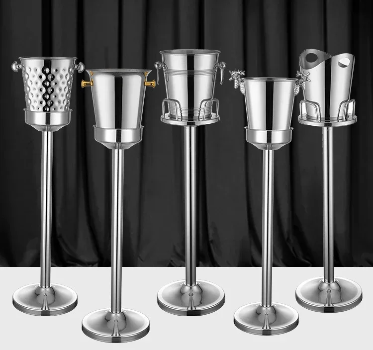 

Barrel vertical floor ice bucket European champagne bucket
