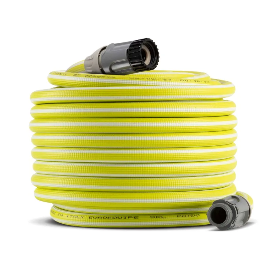 

100ft Garden Hose for Outdoor Watering Lightweight, No-Kink 3/8in Diameter, UV-Resistant Kink-Free Design in Classic Green