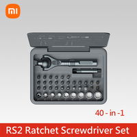 XiaoMi DUKA Atuman RS2 Ratchet Screwdriver Set Extendable Handle 28pcs Magnetic Bits Multifunctional Ratchet Head Screwdriver