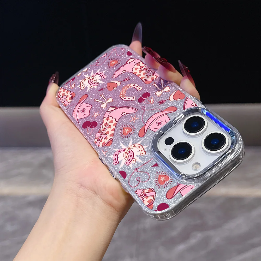 인피닉스 스마트 노트 테크노 카몬 스파크 핫 30 40 50 6 7 8 9 10 프로 플러스 4G 5G용 하트 부츠 모자 도금 투명 폰 케이스