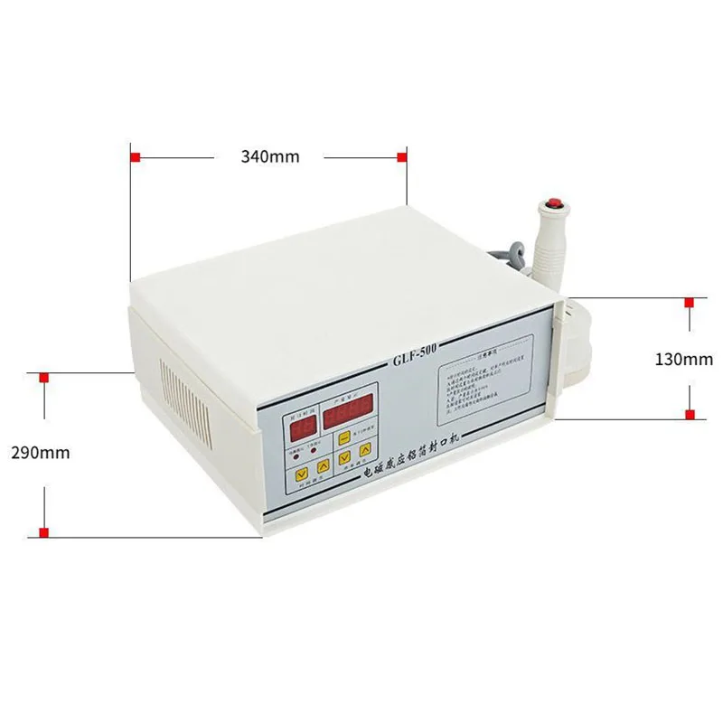 Factory Price F500 Handheld Electromagnetic Induction Sealer Foil Plastic Cap Sealing Machine Continuous Bottle Capping Pack