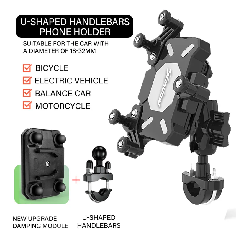 

Для Honda Shadow VT 400 600 750 1100 VT400 VT600 1300 с логотипом на заказ, фотодержатель, кронштейн, аксессуары для мотоциклов