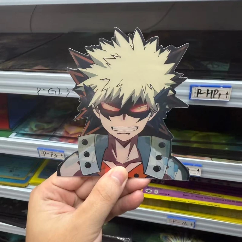 Anime Cartoon Katsuki Bakugo 3D Motion Aufkleber Auto Aufkleber Notebook Wasserdicht Aufkleber Spielzeug Motion Aufkleber Kinder Geschenk