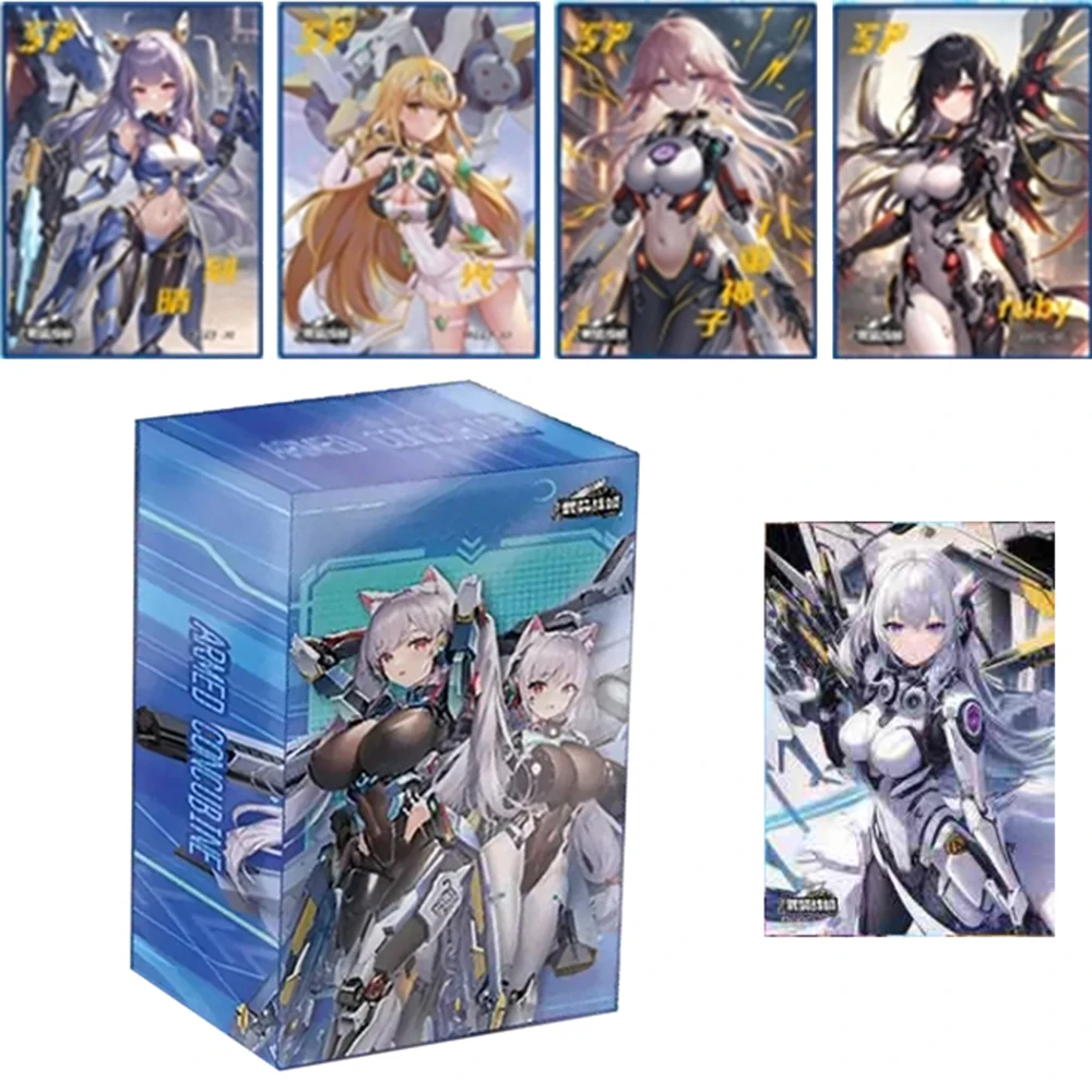 Goddess Story Armed War Concubine Collection Card Waifu Booster Box CCG ACG TCG Doujin Toys And Hobbies Gift