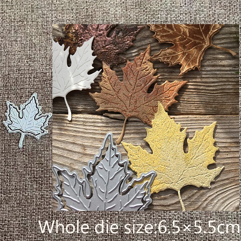 New Design Craft Metal stencil mold Cutting Die maple leaf decoration scrapbook die cuts Album Paper Card Craft Embossing