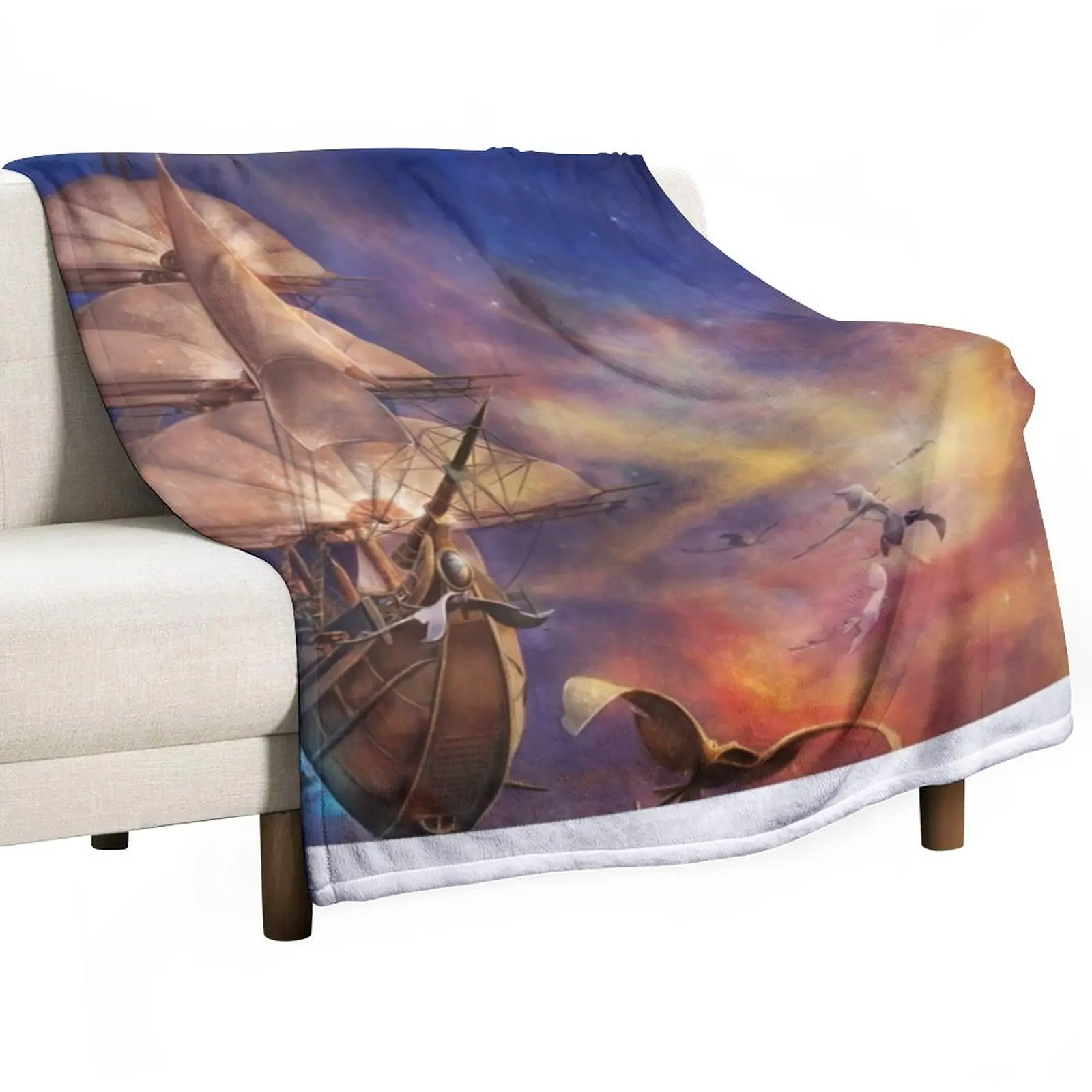 

Treasure Planet Throw Blanket Beach Blanket cosplay anime