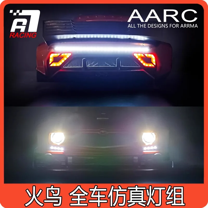 

1/7 Scale Full LED Light Kit for ARRMA Felony – Realistic Headlights & Rear Lamps Side Lamps for Muscle Car RC Waterproof Light