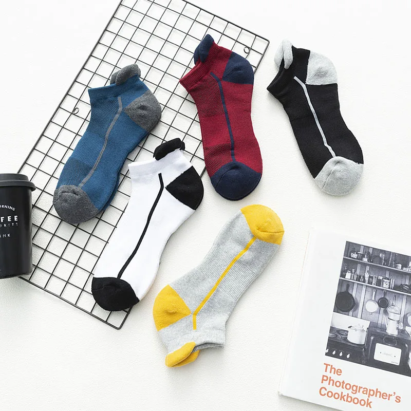 5 Paare/Los Herrensocken aus Baumwolle, Sport, Business, atmungsaktiv, Herrensocken, Meias, neu, große Größe 38-45, Größe EU38-45, hohe Qualität – Detail 14