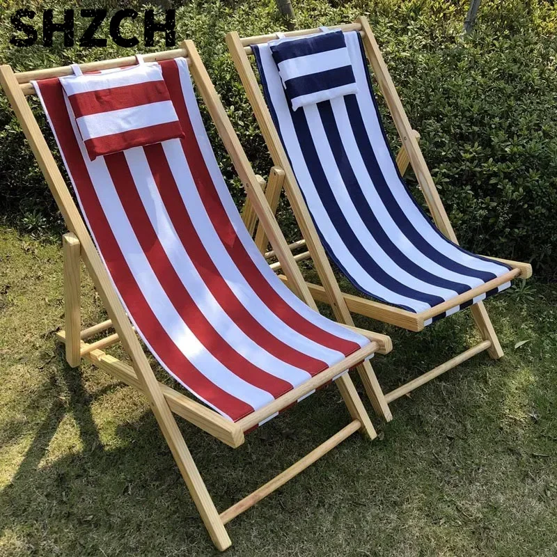 Silla Plegable Beach Chaise Lounge Outdoor Wooden Folding Chair Portable Camping Chairs for Adult Salon De Jardin Exterieur접이식침대