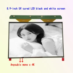 3D printer LCD monochrome screen exposure/mask Anycubic photon mono X 4K TM 8.9-inch 3D printer accessory display screen