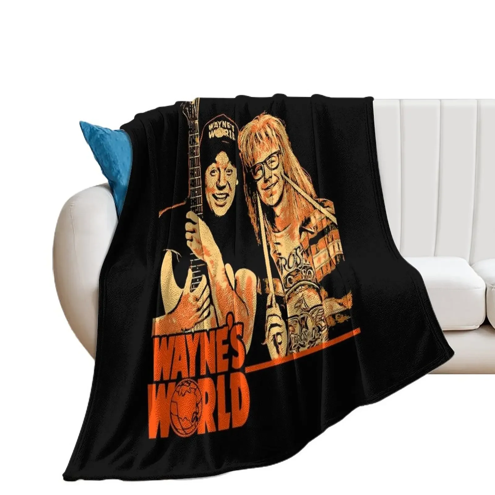 

Why Everything You Know About Wayne's World Is A Lie Throw Blanket Bed covers Decorative Beds warm winter Blankets