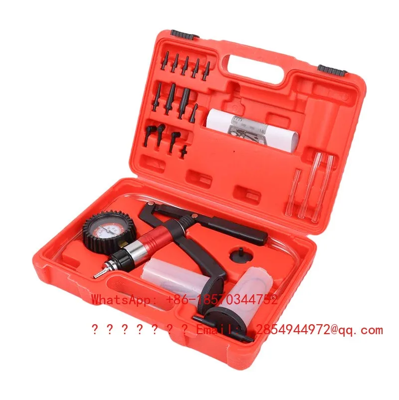 Vacuum Connection Fitting for Manual Vacuum Suction Gun Automotive Brake Bleeder Vacuum Pressure Gauge Adapter