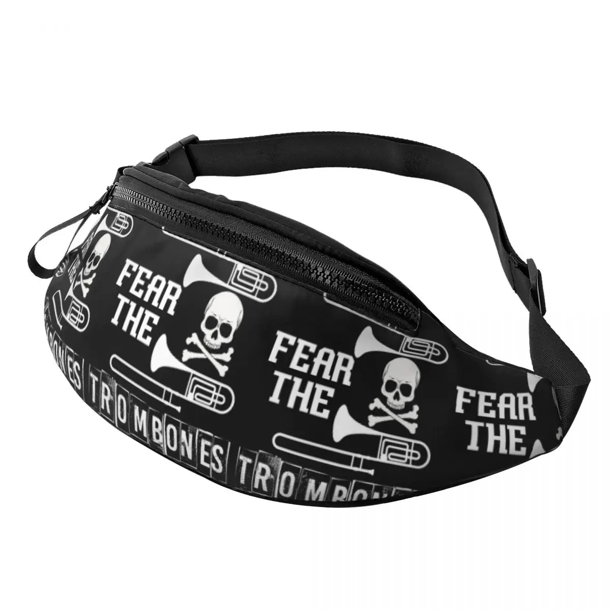 

Поясная сумка Fear The Trombones для женщин и мужчин, поясная сумка через плечо для бега, сумка для денег для телефона