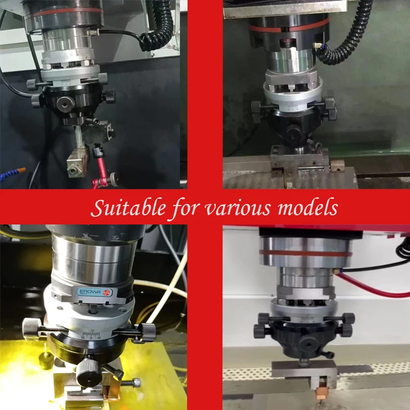 electric spark discharge fixture electrode correction chuck