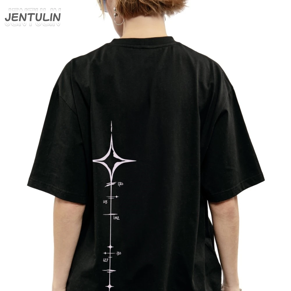 Oversized Streetwear Men Clothing Growing up Graphic Print Harajuku Short Sleeve Tops Tees Hip Hop Korean Goth Tshirt Cotton Y2k image 2