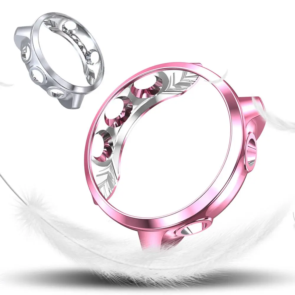 New Shockproof Shell Protective Cover for Garmin Forerunner 245 / 245M TPU Watch Case Screen Protectors