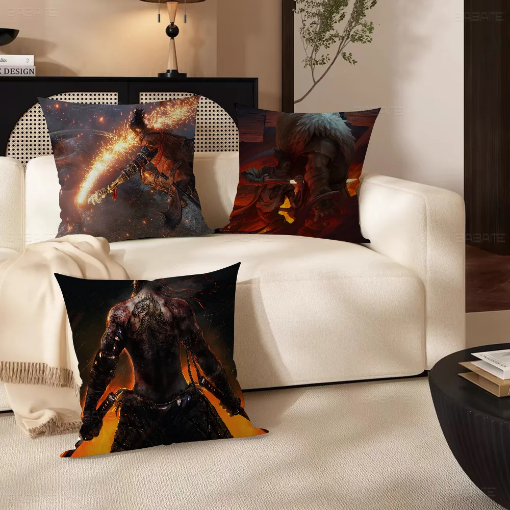 Sekiro Shadows Die Twice Pillow Gifts Home Office Furnishings Bedroom Sofa Car Cushion Cover Case 45x45cm