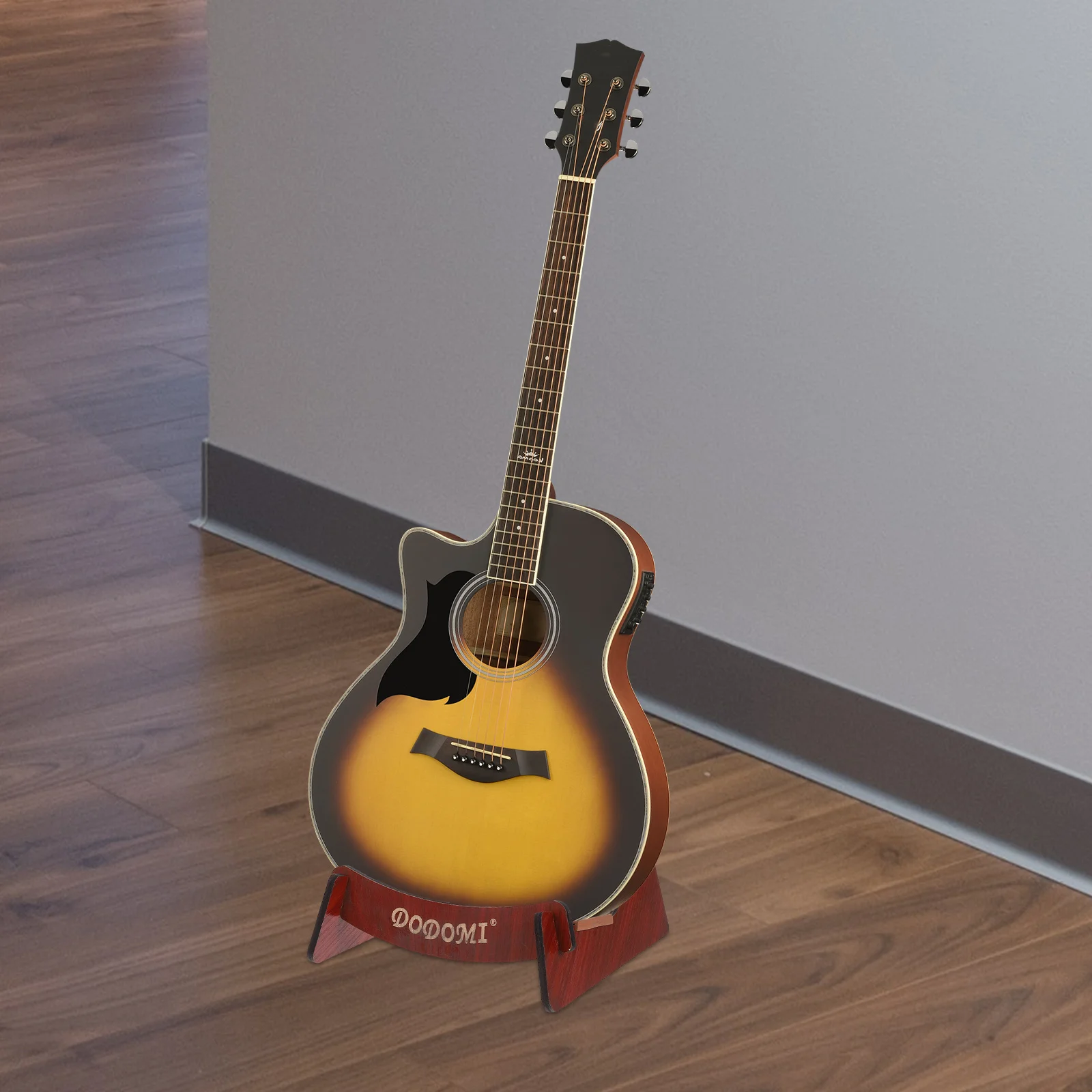 

Floor Type Guitar Stand Guitar Ukulele Bracket Detachable Wooden Guitar Floor Bracket Floor Guitar Rack