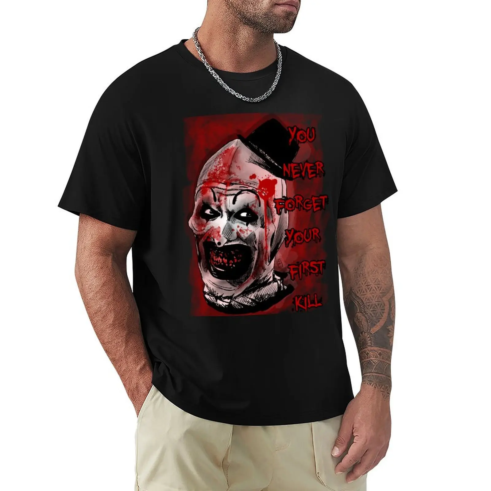 Terrifier T-Shirt vintage anime shirt anime t shirts mens graphic t-shirts
