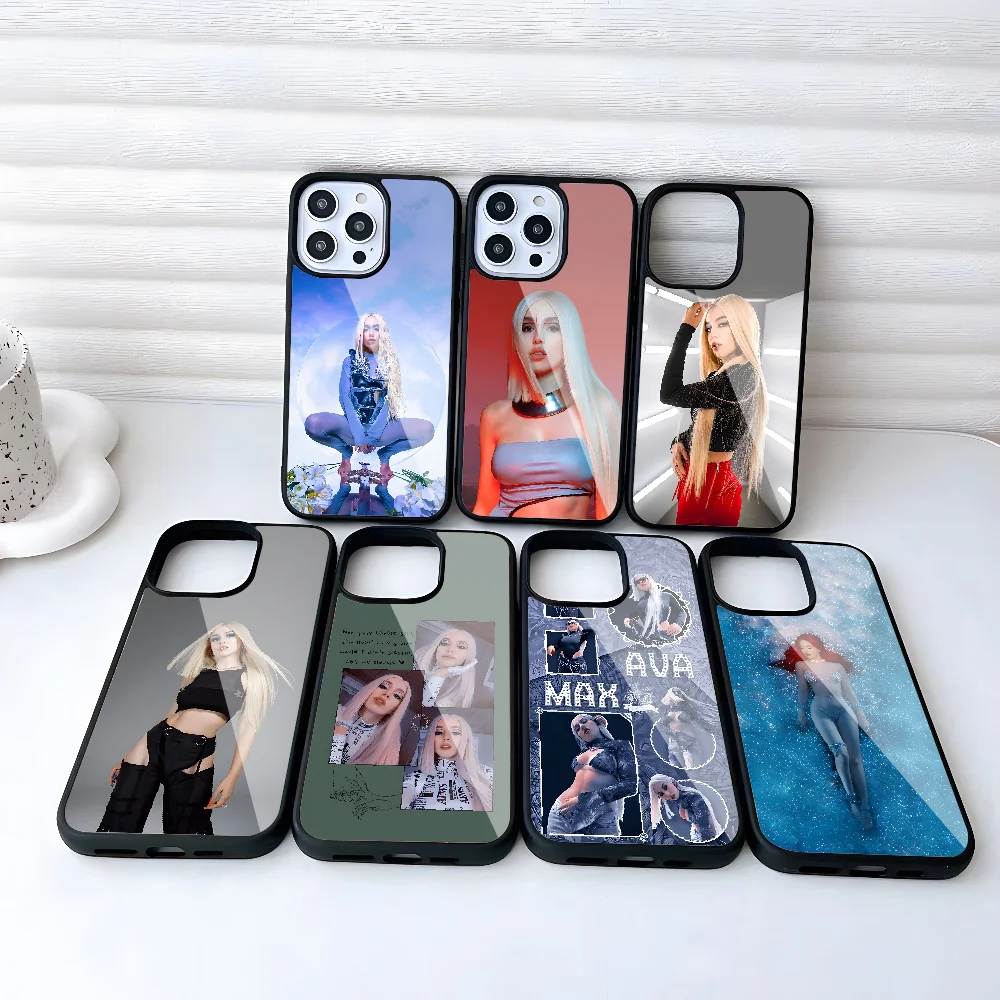 Diamonds Dancefloors Ava Max Phone Case For Iphone 14 13 12 11 Pro Max Mini 8 6 7 Plus Se Xr X Xs 2020 PC+TPU Cover