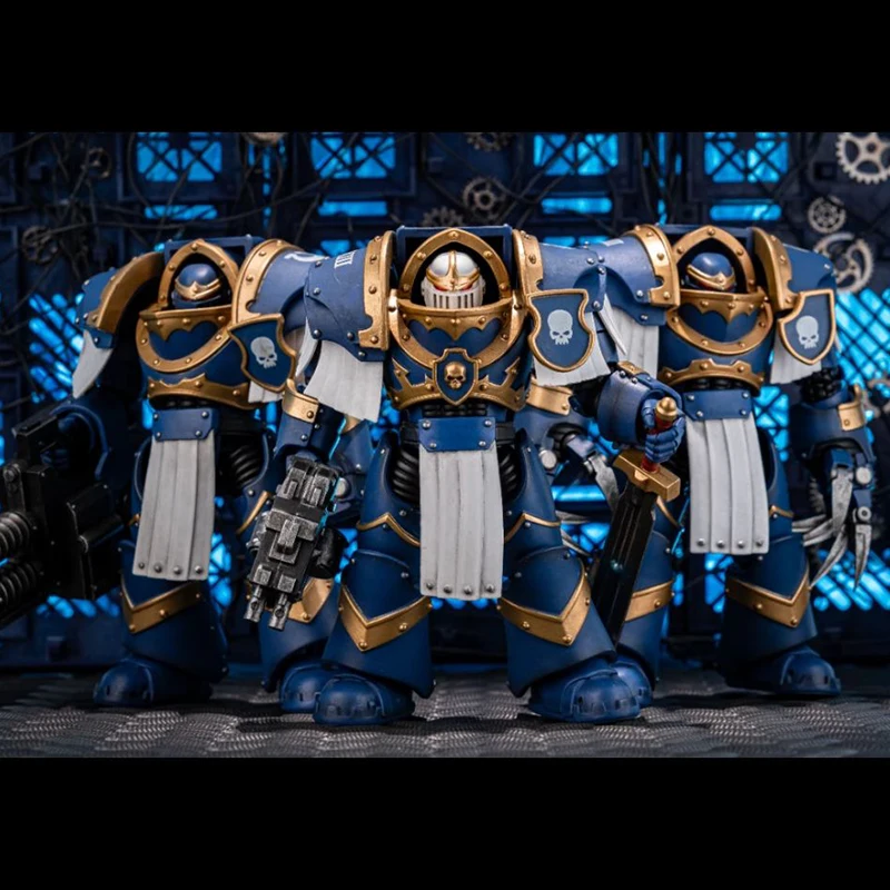 

JOYTOY Dark Source Warhammer Horus Rebellion Extreme Warriors Iron Rider Terminator Team 1:18 Scale Collectible Action Figures