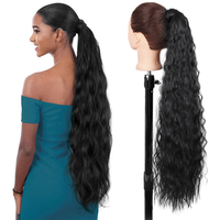 AZQUEEN-Wavy Synthetic Hairpiece With Ponytail, Women's Daily Wear is Extra Long 85cm Synthetic Hair（85cm）