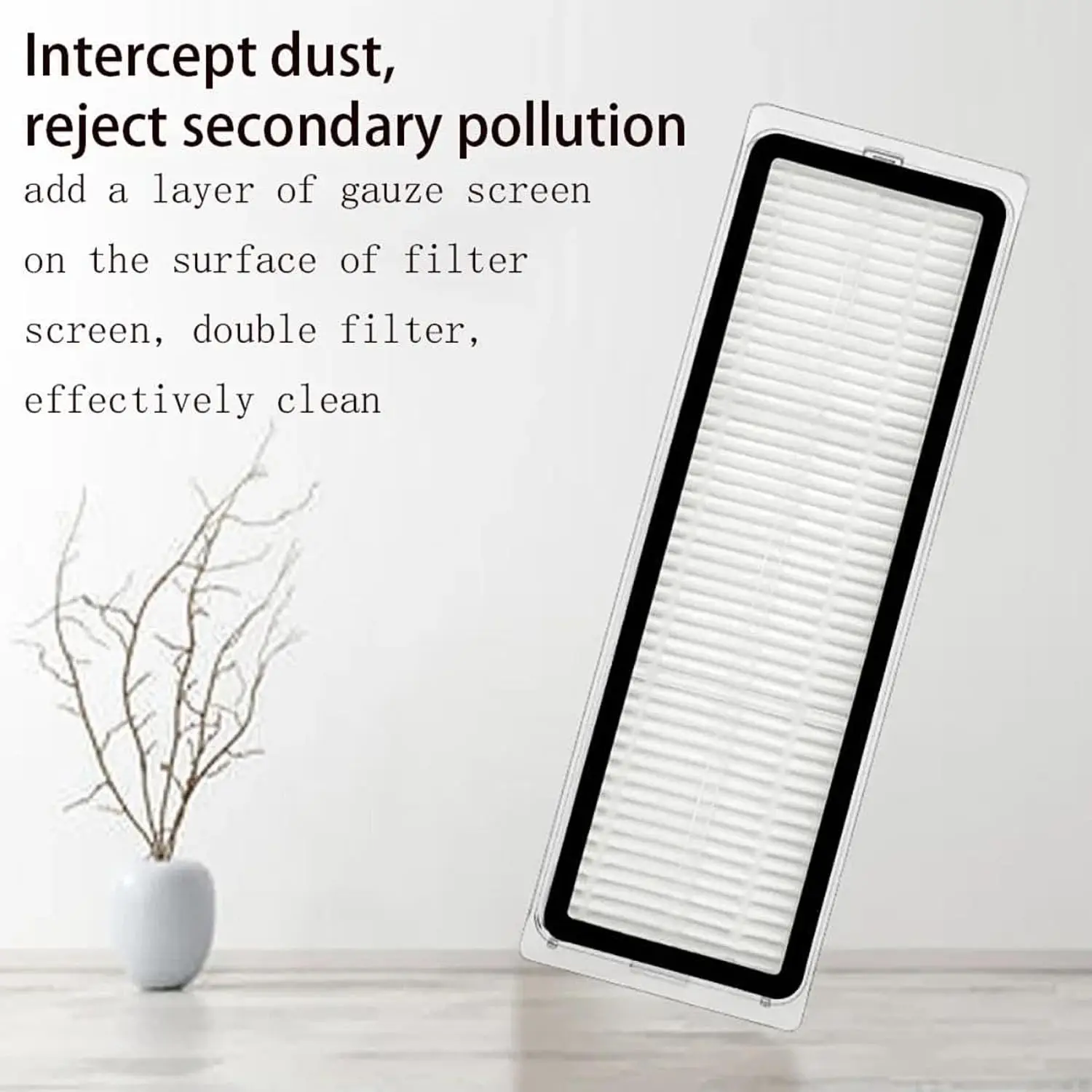 طقم استبدال الفراغ فرشاة رئيسية فرشاة جانبية فلتر HEPA ممسحة قماش لملحقات المكنسة الكهربائية الروبوتية Xiaomi S10 PLUS #6