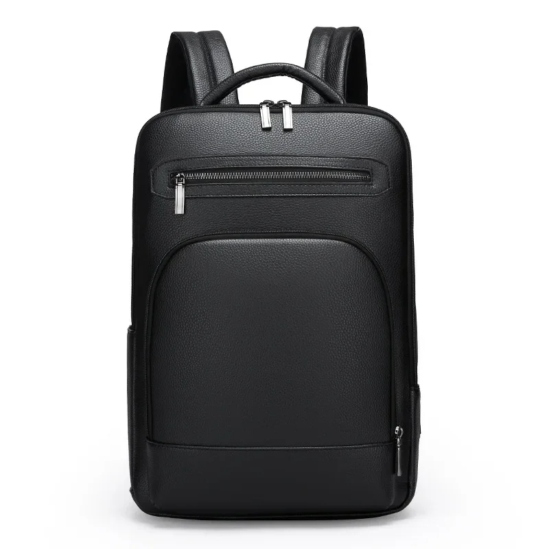 

Fashion Three-dimensional Backpack Men's Commuter Travel Backpack Large Capacity Pu Leather Backpack Business Computer Bag