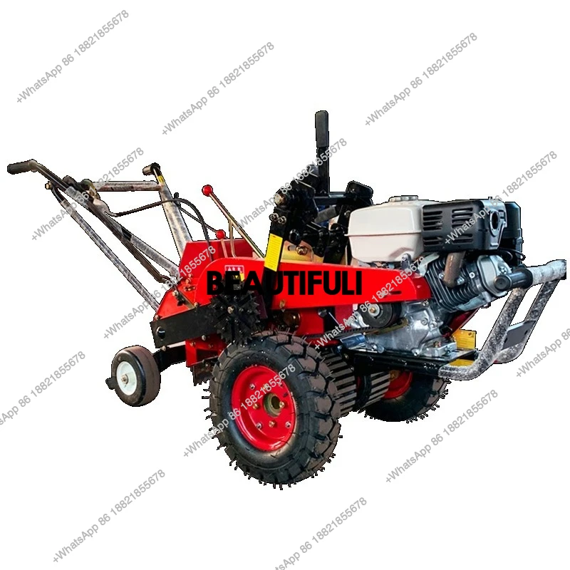 A55 Multifunctional Automatic Lawn Mower and Cutting Machine, Hand-Pushed Motorized Lawn Mower
