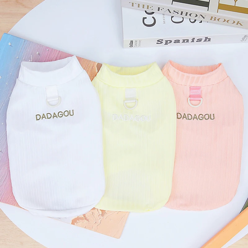 

Cooling Dog Clothes Quick Drying Costume Puppy Summer Clothes Hoodies For Small Dogs French Bulldog Yorks Sweatshirt T-Shirt XXL