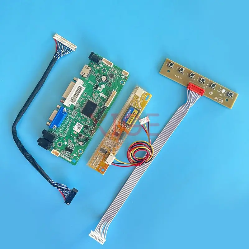 For LP164WD1-TLA1 LQ164D1LD4A MNT68676 Controller Driver Board 1600*900 DIY Kit HDMI-Compatible Monitor 1CCFL LVDS-30Pin DVI VGA