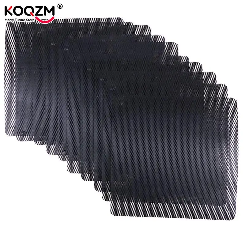 10pcs 120mm Computer PC Case Cooling Fan Magnetic Dust Filter Mesh Net Cover Computer Guard PVC Cooling Fan Antidust Net