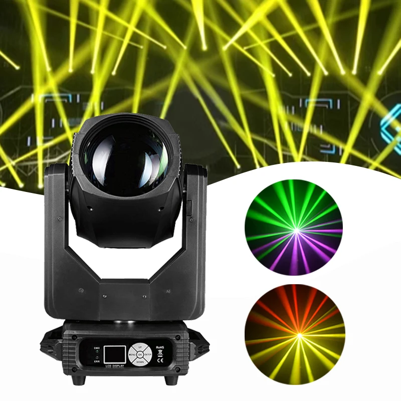 【Factory Price】Mass Production Beam Stage Lighting 295W Beam Moving Head Light Double Prism Good Effect For DJ Party Wedding