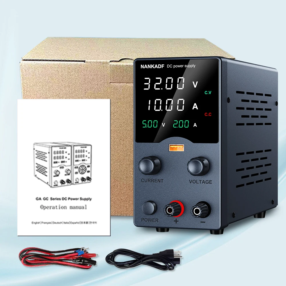 Einstellbares DC-Netzteil 30V 5A 10A Schaltnetzteil für Labor und Werkstatt, stabilisierte Spannungsquelle zur Reparatur, 60V 5A 120V 3A 160V 2A – Detail 8