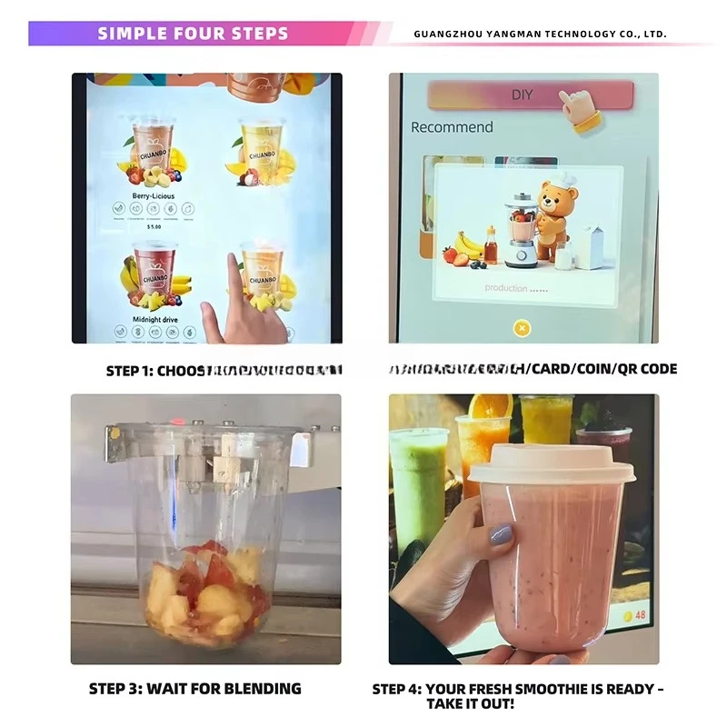 FOODLINE Low Running Cost Smoothie Blender Silent Motor Continuous Ice Slush Making For Snack Bar