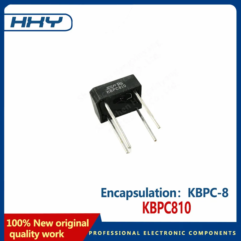 10 buah KBPC810 8A/1000V jembatan persegi reaktor jembatan fase tunggal KBPC-8