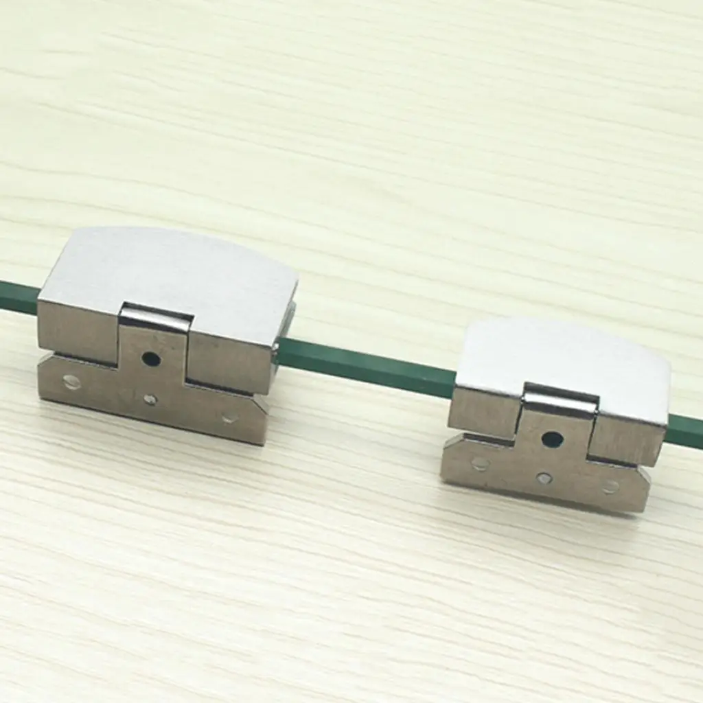 Zinc Alloy Soft Close Display Cabinet Hinges Heavy Duty Glass Door Pivot Hinges for Kitchen Cupboard Furniture