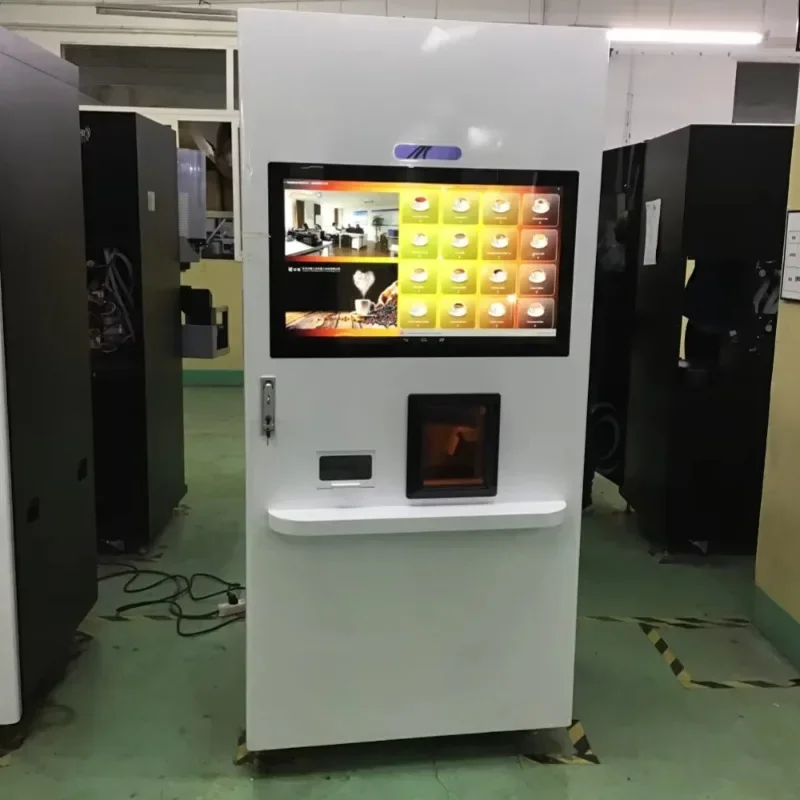 1600W Cheap Coin Operated Commercial Instant Coffee Making Coffee Vending Machine For Business Use