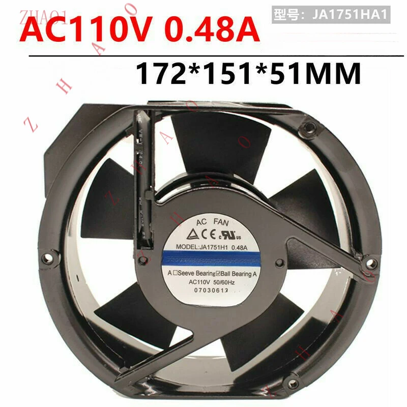 Z  1PC  for 0.48A 17CM 17251 insert cooling fan  JA1751H1 110V