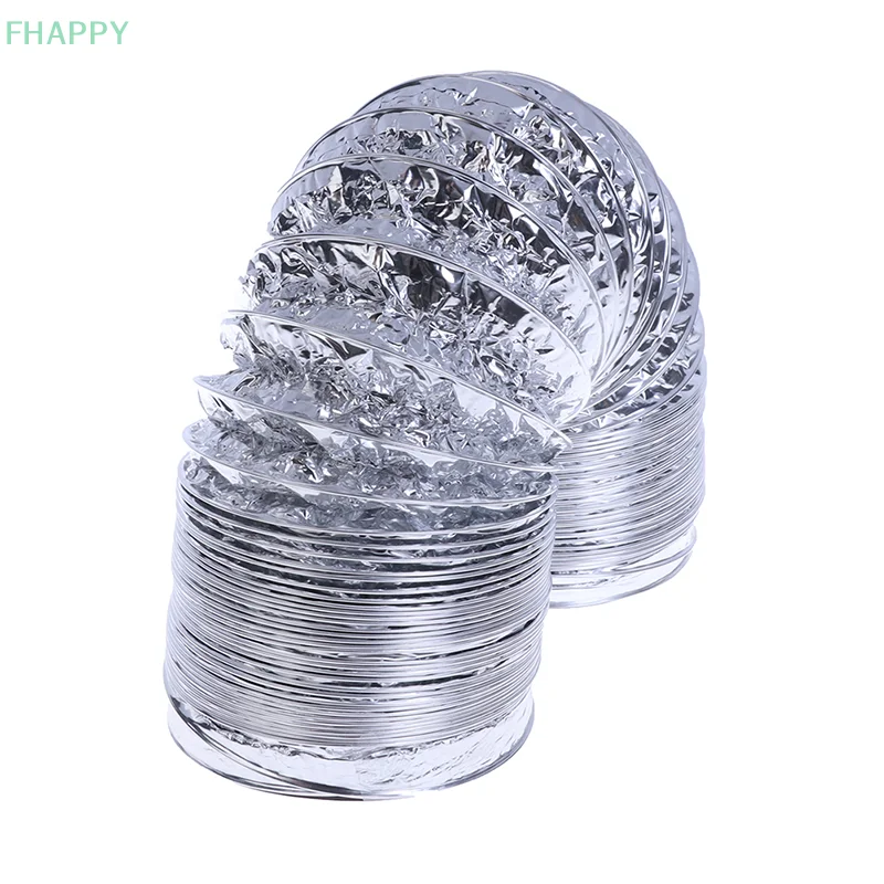 Tubo di ventilazione in alluminio da 4 pollici tubo di ventilazione dell'aria condotto di scarico flessibile 1.5M