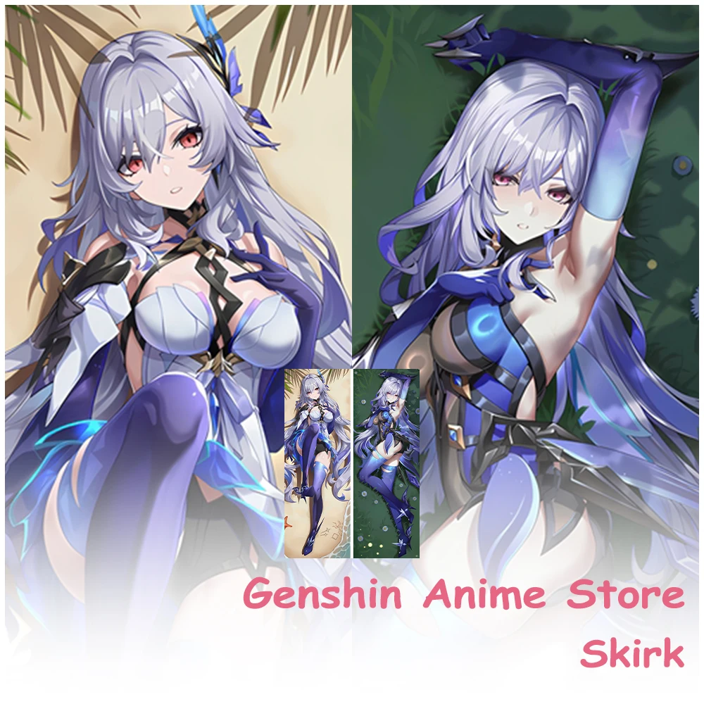 

Аниме Genshin Impact Skirk King Dakimakura чехол персиковая кожа аниме двусторонний принт отаку наволочки реквизит для косплея