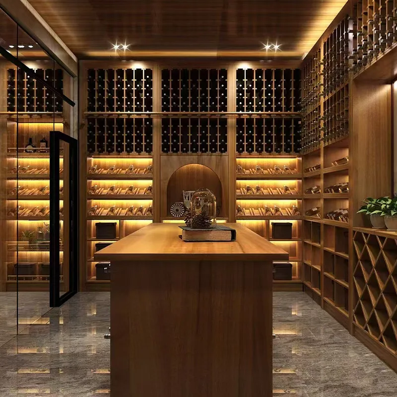 High-grade Light Luxury Stainless Steel Constant Temperature Wine Cabinet Basement Foreign Wine Display Cabinet Commercial Bar C