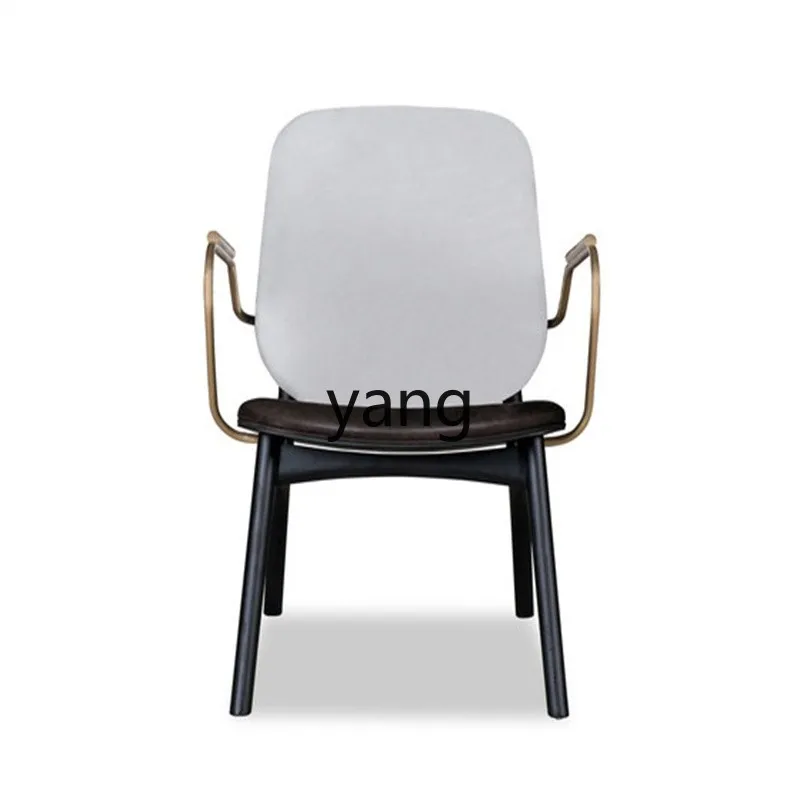 

LTT Nordic single sofa chair light luxury living room bedroom Internet celebrity lazy chair armrest dining room dining chair