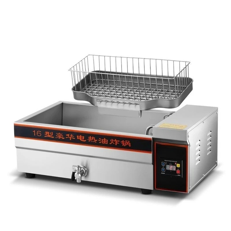 Commercial electric Thickened detachable split Fritter machine numerical control Electric fryer stall