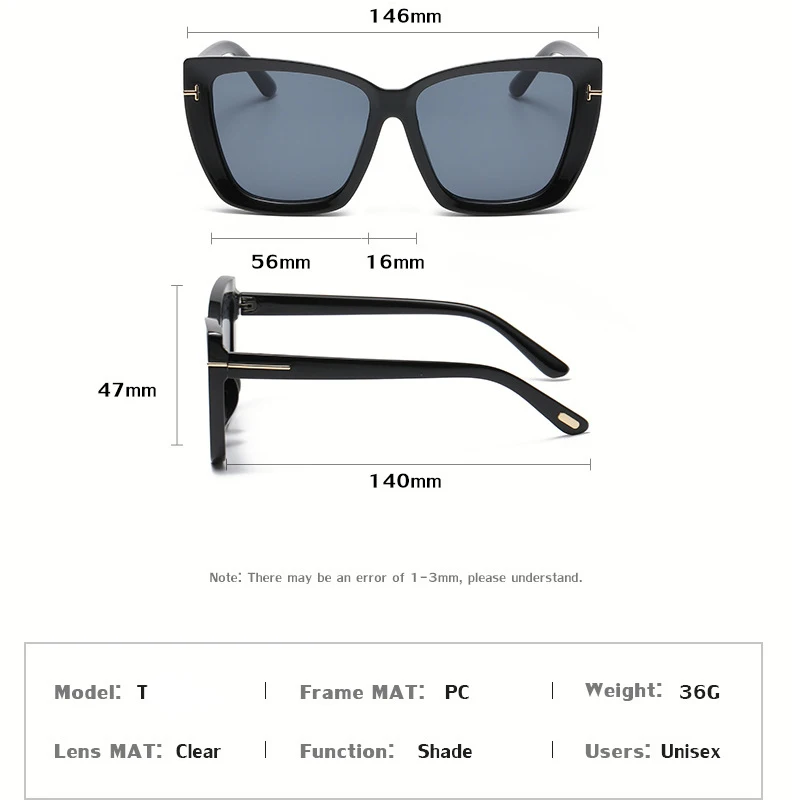 MIZHO Brand Designer Cat Eye Sunglasses Woman Vintage High Quality Sun Glasses Fashion Big Frame Cool Sexy Female Oculos